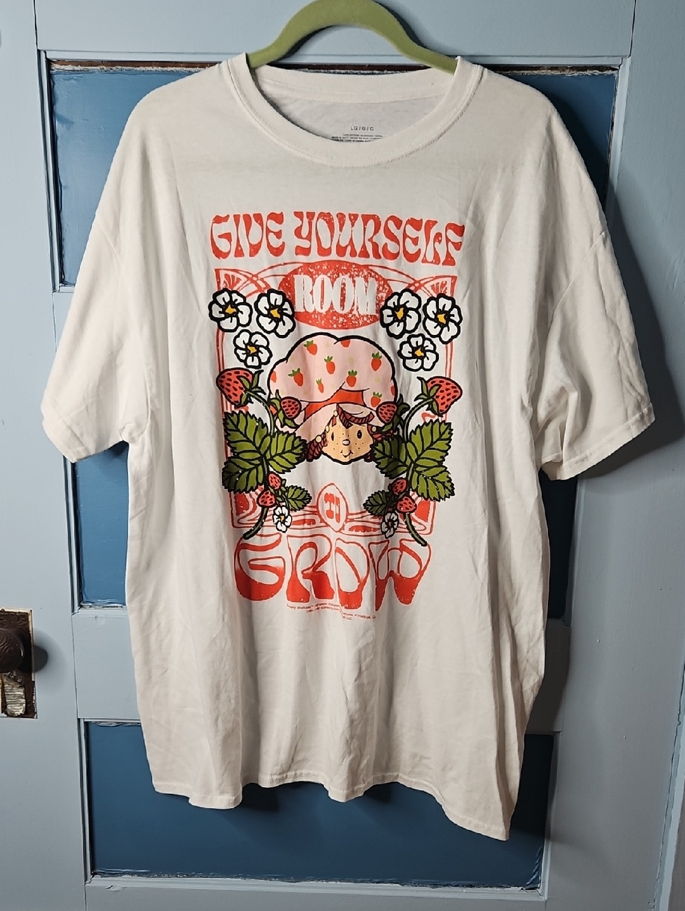 Strawberry Shortcake Graphic Tee with Fun Graphics Large